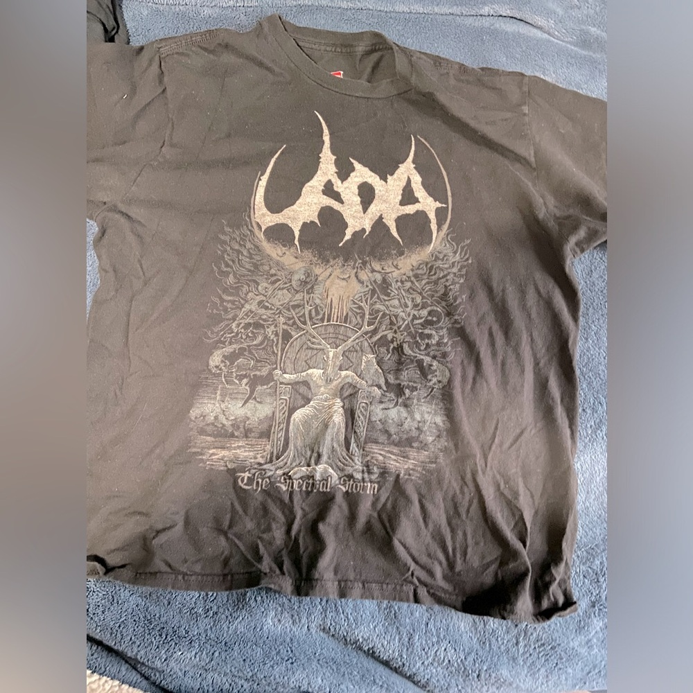UADA slim fit girlie tee usbm black metal